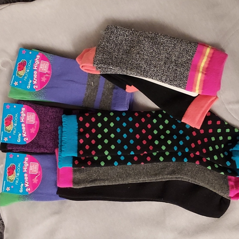 Girls Knee Highs 11-bundle